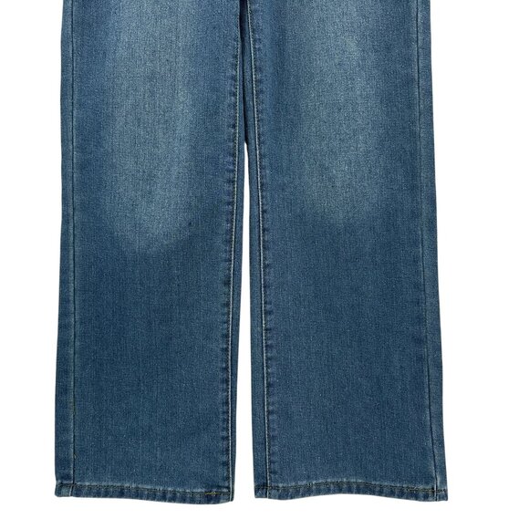 NEW Commense Womens XS Jeans High Rise Wide Leg Denim Western Jeans - Picture 3 of 11
